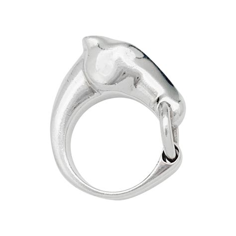 Galop bague Hermès Argenté taille 50 EU en Plaqué argent.